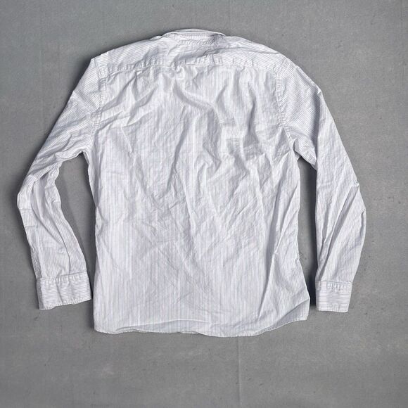 Charles Tyrwhitt Casual Slim Fit Shirt Men Large Stripped Button Front - Picture 7 of 8